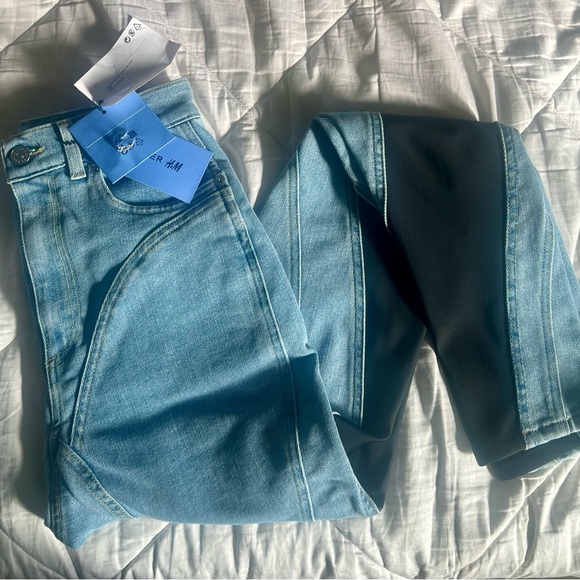 SOLD Mugler H&M Spiral Skinny Jeans Women - Picture 4 of 4